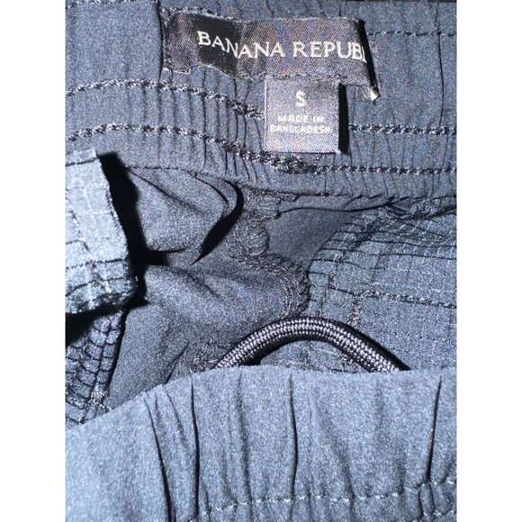 Banana Republic Mens Black Polyester Drawstring Jogger Pants S - Picture 3 of 11